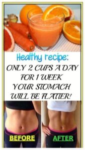 Only 1 Week With This Recipe And Your Stomach Will Be Completely Flat – Guaranteed!