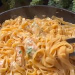 Creamy pasta with chicken and mushrooms